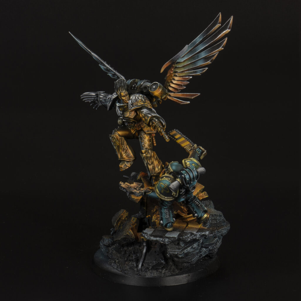 Corvus Corax, Primarch of the Raven Guard from Forge World